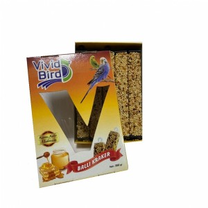 Vivid Bird Muhabbet Kuşları İçin Ballı Kuş Krakeri 10'lu